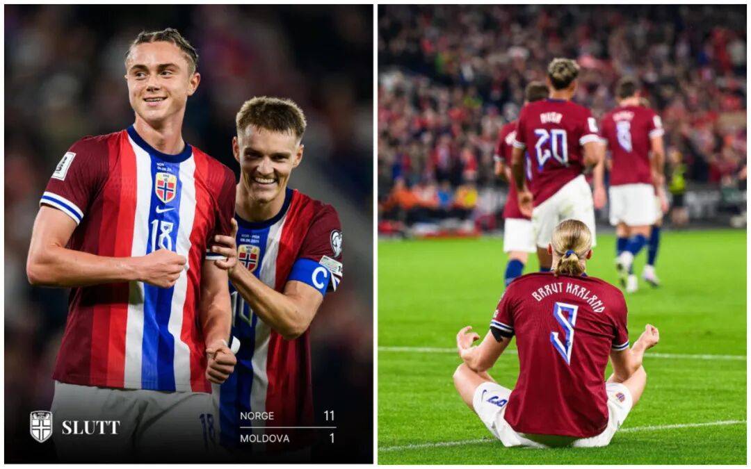 挪威队在欧预赛小组赛中全胜晋级，实力强大